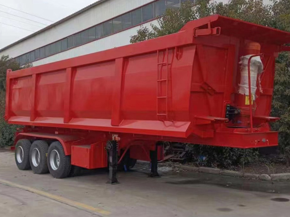 Derun dump trailer na ipinadala sa Tanzania