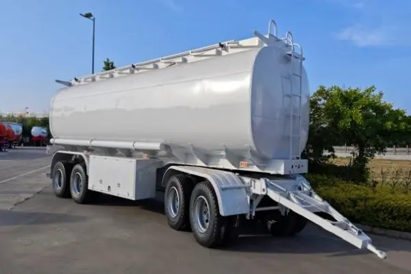 Derun 4 Axle Oil Tank Drawbar Trailer ay ipapadala sa Ecuador