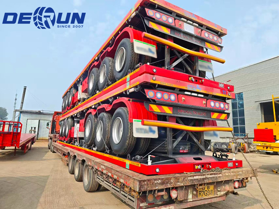 Tatlong hanay ng mga flatbed semi-trailer ay maipadala sa Zambia