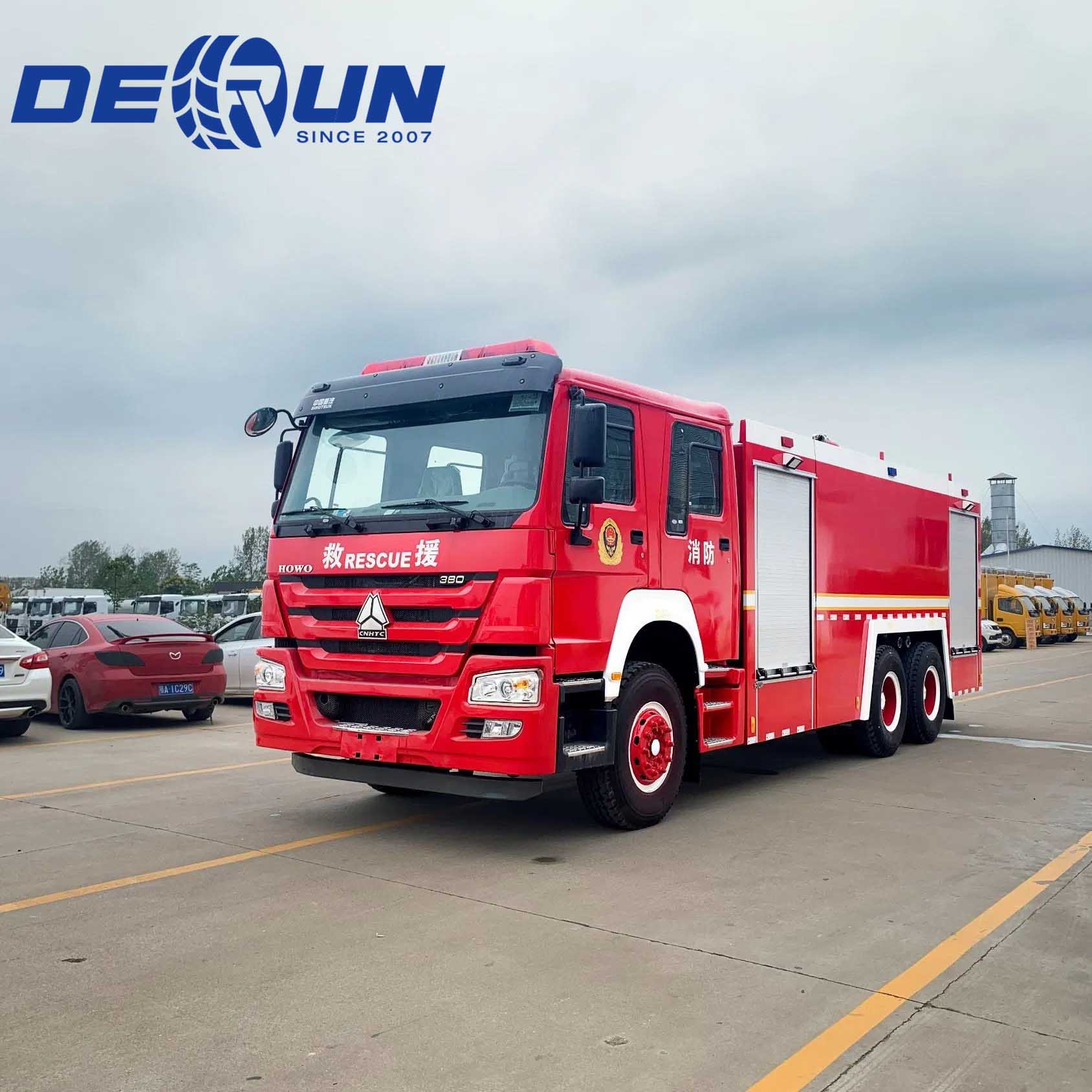 Paano Pumili ng Mabigat na Tungkulin na Industrial Fire Truck: Bakit Namumukod-tangi ang Sinotruk HOWO 6x4