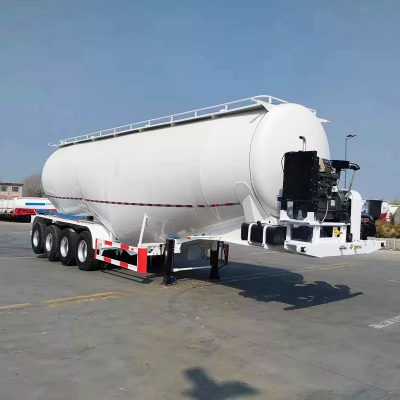 4 Axle Dry Ash Tank Trailer