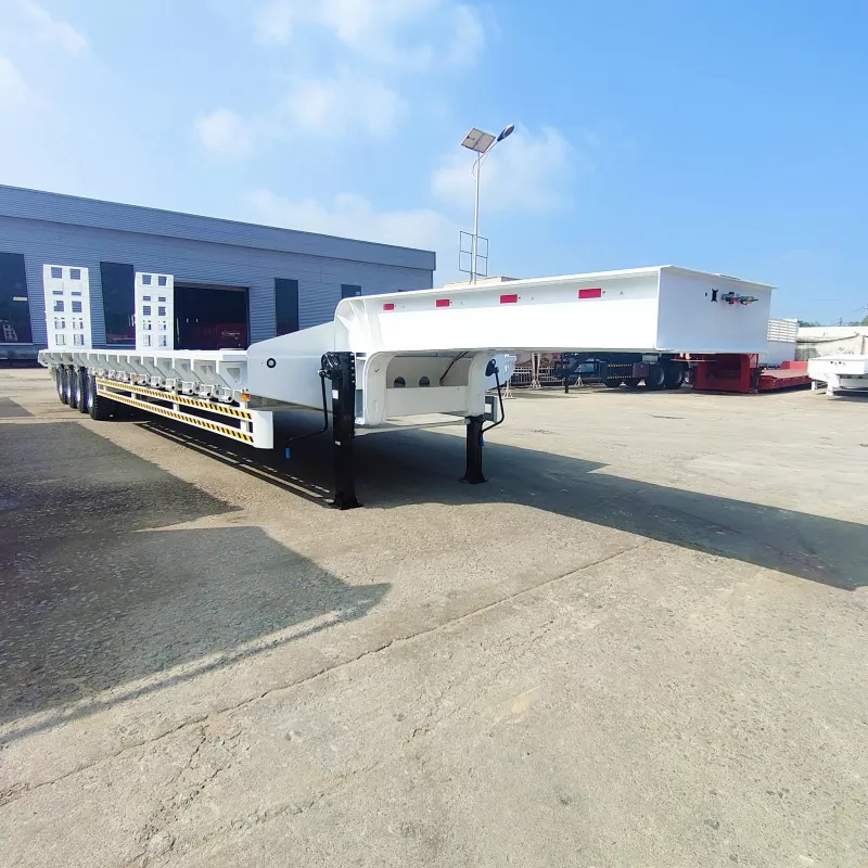 4 Axle Lowboy Semi Trailer