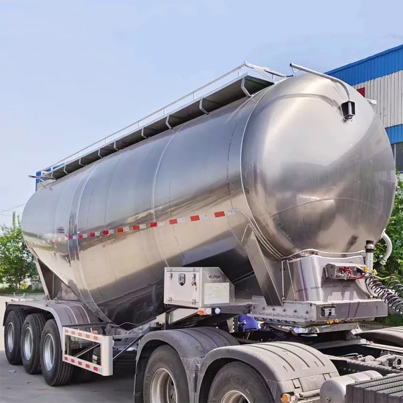 Aluminum Alloy Bulk Cement Tank Trailer