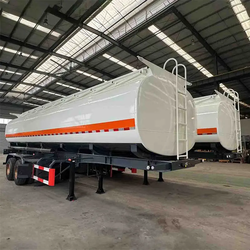 Fuel tank semi trailer na may suspensyon ng bogie