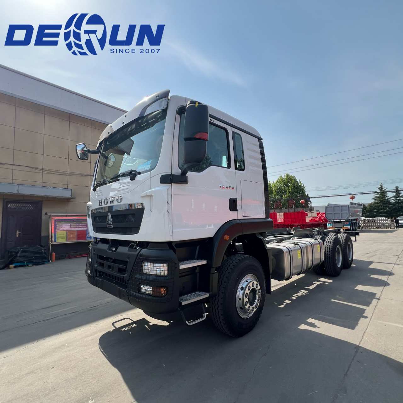 Sinotruk Howo 6x4 TX Cargo Chassis Truck Para sa Ethiopia