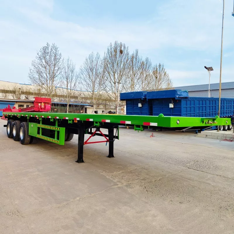 Tri Axle 40FT Flatbed Semi Trailer